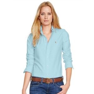 Aegean Blue Oxford Polo Ralph Lauren